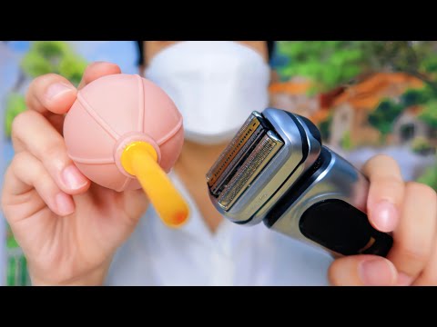 ASMR Barber Shop Style your Beard