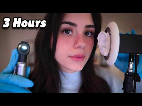 ASMR | 3 Hours of Medical Exams (Ear, Eye, Dentist & Doctor Roleplays)
