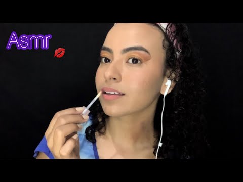 ASMR- ME MAQUIANDO E TESTANDO AS MAKES NOVAS! (E conversando com vocês)