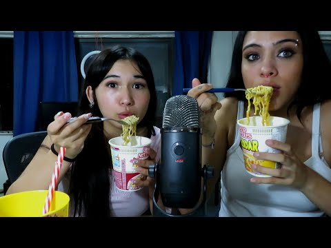 ASMR RAMEN MUKBANG WHIT US 🇦🇷🍜