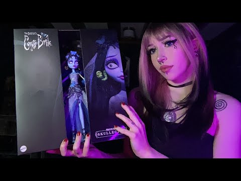Corpse Bride Monster High Doll & More ASMR | Tapping, Scratching, Whispering 