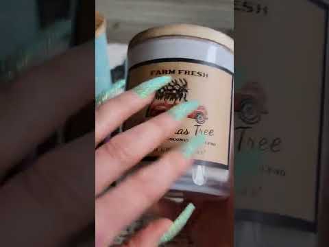 ASMR Candle Tapping - Glass Sounds with Long Nails 😴 #shorts