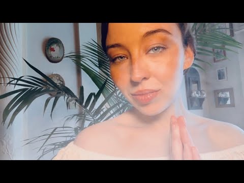 ASMR Bathhouse Spa | Relax in Rome | Crystal Healing, Echoed Whispers, Hand Movement 🍇 #asmr #viral 