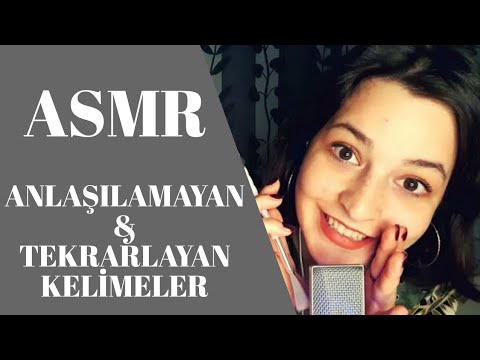 Anlaşılamayan Fısıltı ile Tekrarlayan Kelimeler 😴 | ASMR Türkçe | Inaudible Whispers