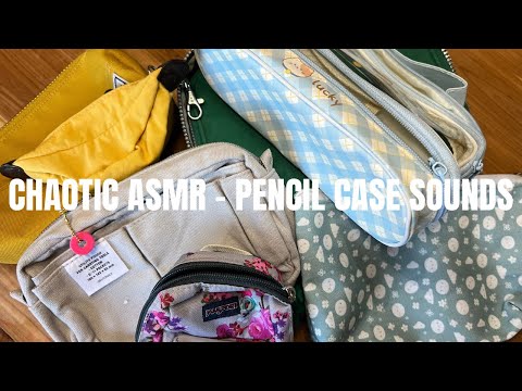 Chaotic ASMR - Pencil Case Sounds 💼 ✏️