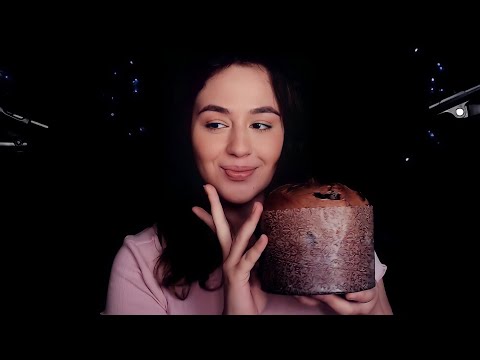 [ASMR] MUKBANG - COMENDO UM PANETONE MUITO RECHEADO | LA CREME - CACAU SHOW