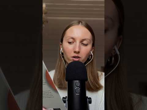 ASMR Reading In Norwegian!❤️🇳🇴 #relax #asmrsleep #tingles #sleep #norwegian #norway #reading #asmr