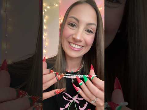 #asmr every necklace on my wall part 2 ✨ #jewelryasmr