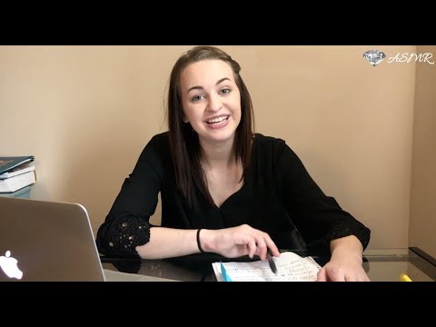 ASMR Meeting With College Advisor (typing, writing, whispering)