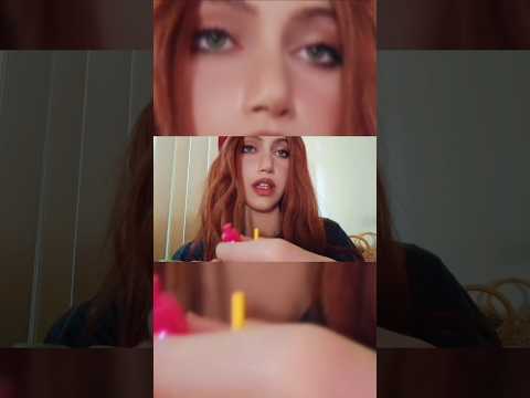 painting your face asmr 🎨#asmr #asmrsounds #youtubeshorts #asmrcommunity