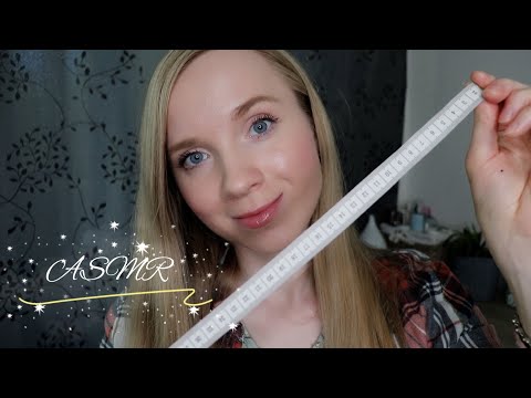 ASMR SUOMI Mittaan Sun Kasvoja 📏 Lähikuiskailua & Suuääniä ASMR Face Measuring ✨Personal Attention