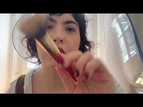 Asmr | maquiagem e tranças pra ir comer empada