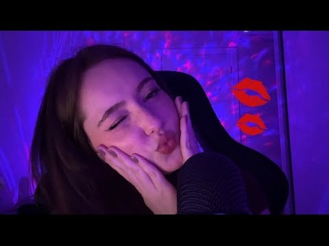 ASMR te dando BEIJINHOS no ESCURINHO! (estalinhos relaxantes)