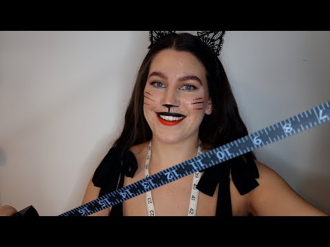 ASMR | Kitty measures you | Halloween Part 1 (Typing, Personal attention)