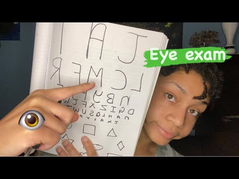 ASMR - Eye Test (Mariana)