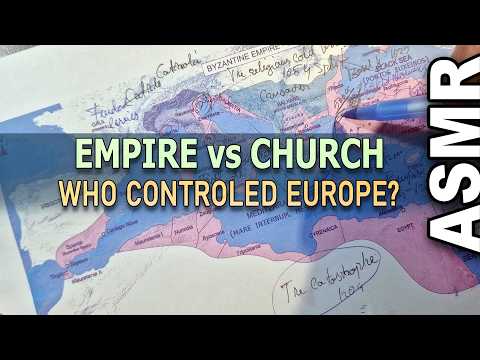 The Cold War of Medieval Times When Europe Almost Exploded | ASMR history + map tracing