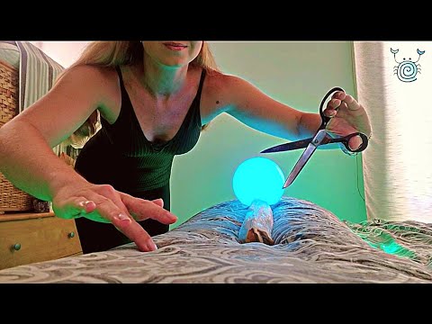 [POV ASMR] ~ ✂Reiki Full Body Cord Cutting & Energy Release✂ |Scissors ASMR |✨Visual and Audio ASMR✨