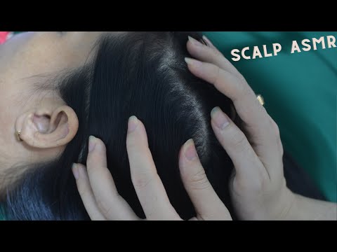 ASMR Nape And Scalp Scratching Real Person, Tingly Head Scratching Sounds For Reduce Stress