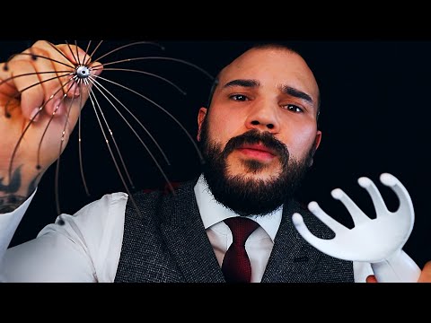 Best Head Massage For Sleep 💆🏻‍♂️ ASMR Hair Triggers 💆🏻‍♀️ Sleep Inducing ASMR Head Massage 😴