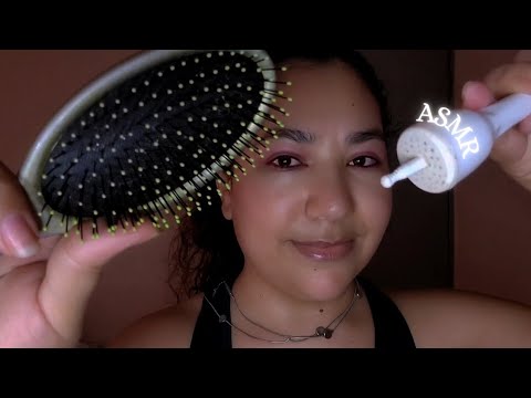 ASMR - Dermatologista e Cabelereira Analisa Seu Couro Cabeludo | Escova,Chuveiro,Shampoo e Cremes