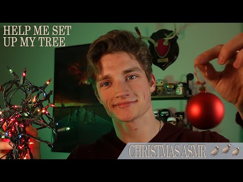 Help me set up my tree (Christmas ASMR)