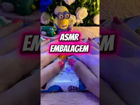 Som de embalagem plástica pra relaxar 🫠 #asmrbrasil