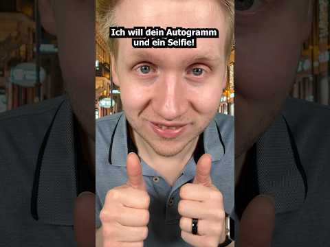 Ich will dein Autogramm & ein Selfie #asmr