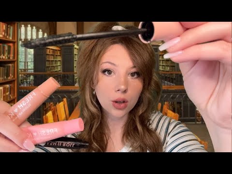 ASMR POPULAR GIRL Gives You A *secret* Makeover In The Library📚🤫