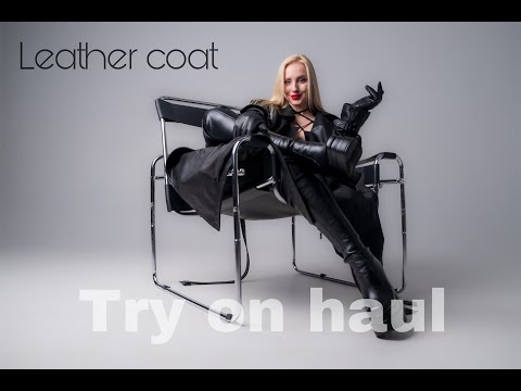 LEATHER COAT | TRY ON HAUL | Snow Princess