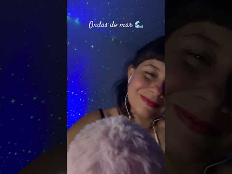ASMR Sons do Mar Para Relaxar 🌊😴 Ondas Suaves no Microfone #asmr #shorts