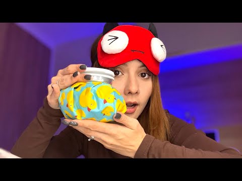 ASMR- MOSTRANDO AS MELHORES COMPRINHAS QUE FIZ PROS VIDEOS ( GATILHOS NOVOS E FOFINHOS )