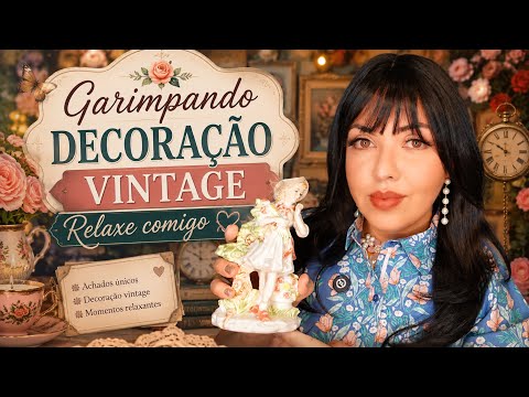 ASMR Relaxe Comigo  Minhas Compras Vintage Brecho