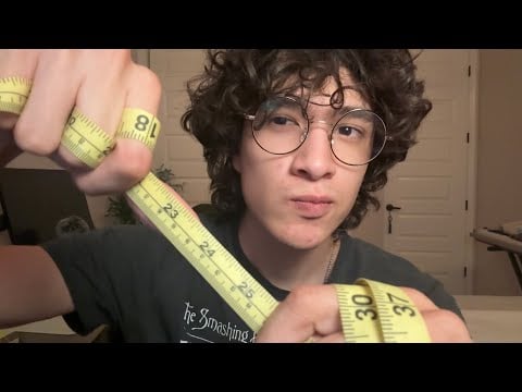 ASMR Measuring Your Face For No Particular Reason... To Clone You... :)