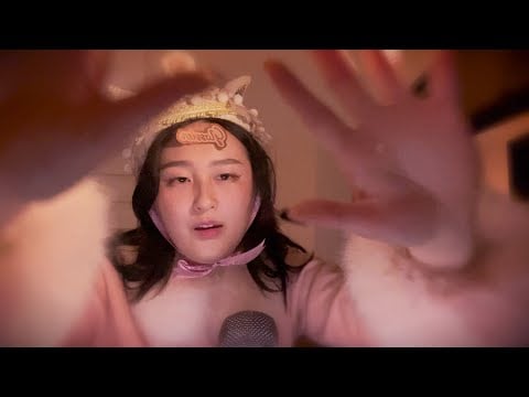 ASMR 🎉👸🏻 50 SUB SPECIAL 🎊 whisper rambles, tapping, cat cameos, face petting, energy pulling