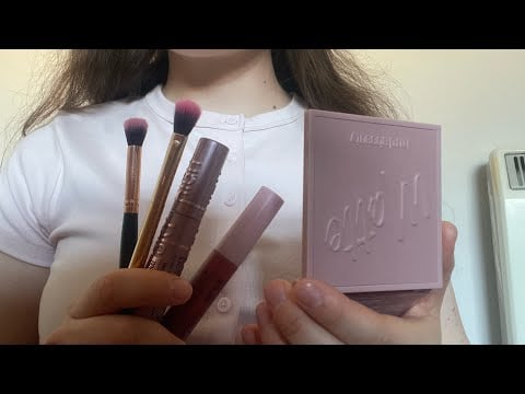 ASMR doing your pink makeup🎀 applying directly on camera 📷 - no talking