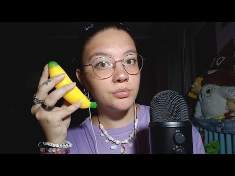 MINI BANANA ANTISTRESS (SQUISHY) 🍌😴💜 | ASMR ITA