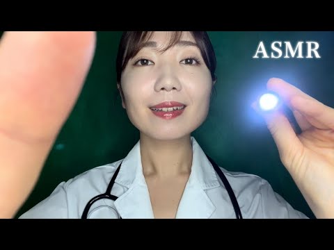 【ASMR】とろける声で疲れを癒してくれる、脳神経検査【睡眠導入】（目の検査・耳の検査・バイノーラル・触診・嗅覚検査・問診・ロールプレイ）