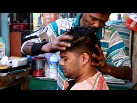 Head to shoulder tingles relaxing ASMR massage | neck crack by probhat barber