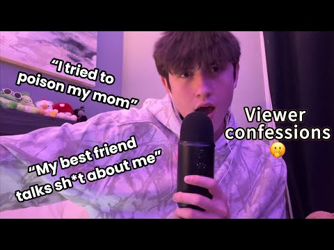 ASMR reading your confessions 🙊
