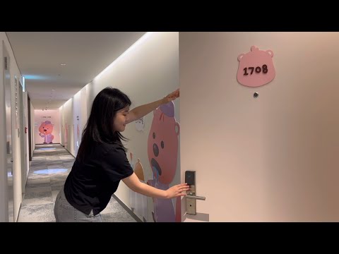 ASMR IN Hotel (Zanmang Loopy room tour) 🦫🏩 1000+ tapping, scratching triggers 💓