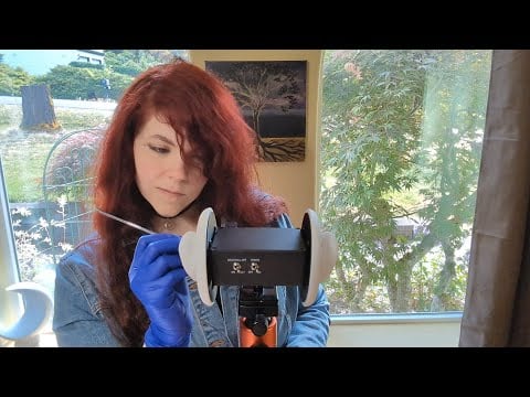 ASMR - Intense Ear Cleaning and Eardrum Writing - Gloves, Otoscope, Picking, Soft Spoken