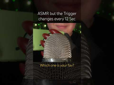 Trigger changes every 12 Sec 🧡 #asmr