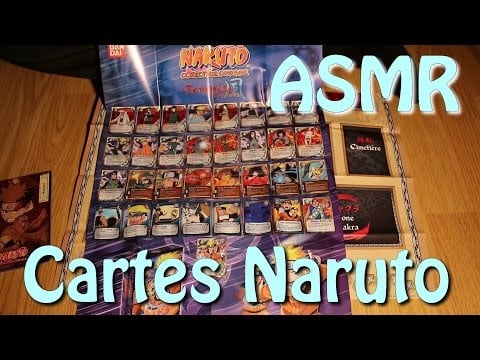 Ouverture d'un paquet de cartes Naruto ASMR