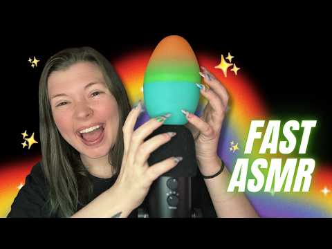 ASMR Fast and Aggressive Egg Tapping and Scratching for Brain Tingles