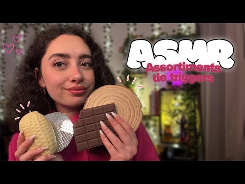 🌙 ASMR FRANÇAIS : ASSORTIMENTS DE TRIGGERS POUR T'APAISER 💓