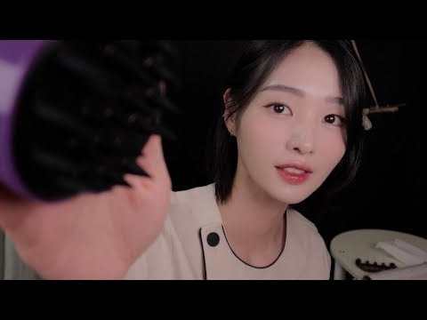 ASMR(sub) 부드러운 두피 케어 받으시면서 편안하게 주무실게요|두피 스케일링 +마사지 |Scalp Treatment For Deep Sleep