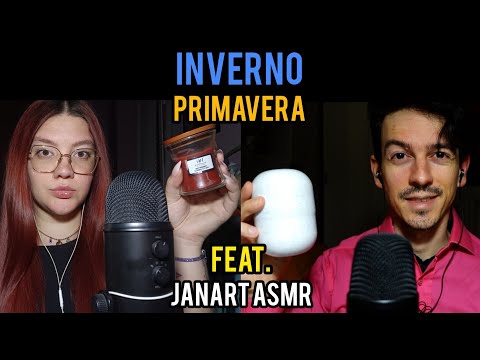 IL SUONO DELL'INVERNO CHE DIVENTA PRIMAVERA (Collab. @JanArtASMR) 😴💜 | ASMR ITA