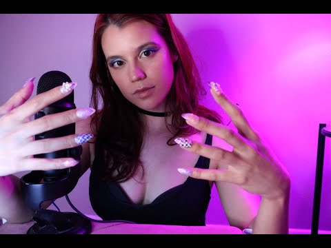 Entrancing Visuals ASMR😵‍💫| mouth sounds, hand movements & hypnotic visuals💜