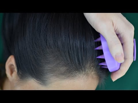 ASMR Real Person Scalp Massage, Scalp Scratching For Headache Relief
