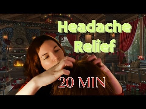 ASMR | The Most INTENSE Scalp Massage at a Cozy Lodge | Scratching & Typing